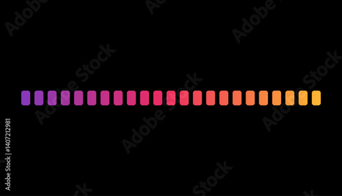 Loading or progress completed percentage bar, loading status bar, download progress icon vector