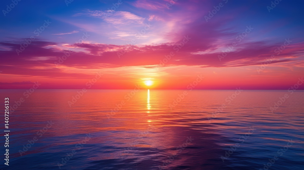 Obraz premium ocean sun beaming