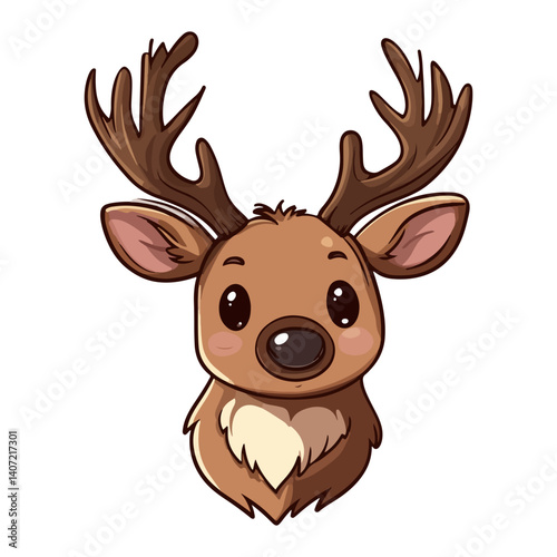 elk, animal, vector, transparent background