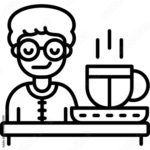 Coffee Icon Vector Element