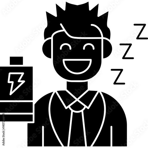Fatigue Icon Vector Element
