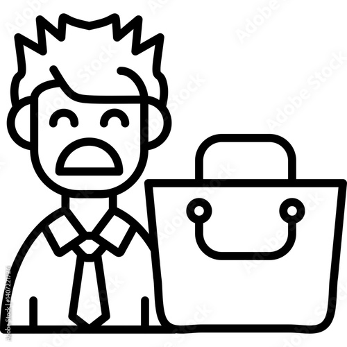 Consumer Icon Vector Element