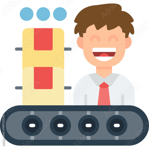 Production Icon Vector Element