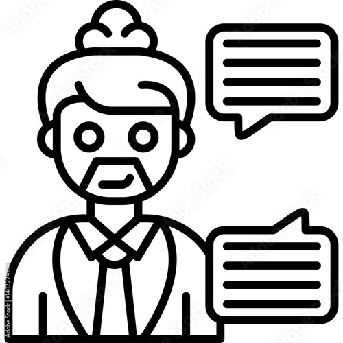 Rumor Icon Vector Element