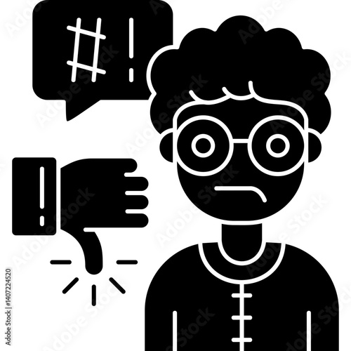 Bullying Icon Vector Element