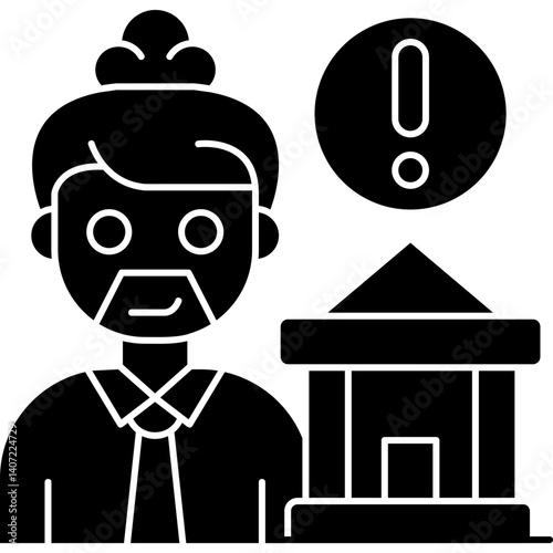Lawsuit Icon Vector Element