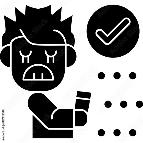 Victim Icon Vector Element
