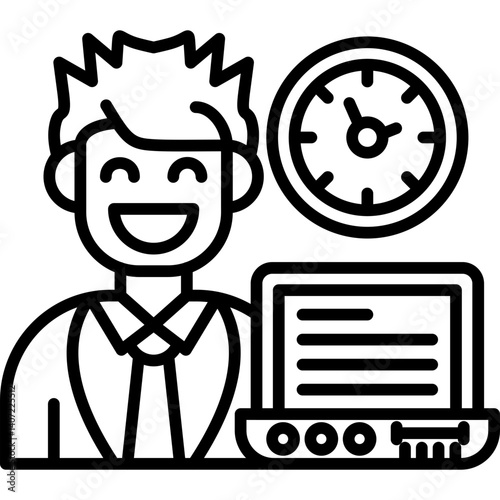 Working Icon Vector Element