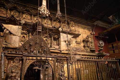 The Golden Temple Hiranya Varna Mahavihar in Lalitpur Patan Kathmandu, Nepal photo