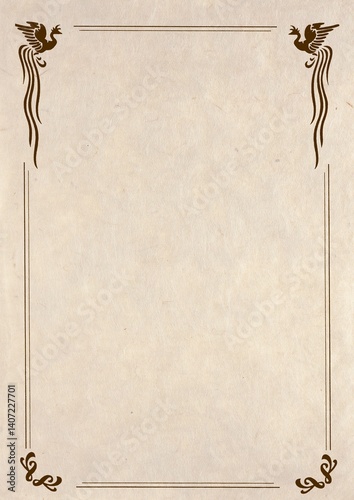 Karate, taekwondo, judo, kudo, hapkido, kempo certificate, diplom. Old vintage paper texture. High resolution.