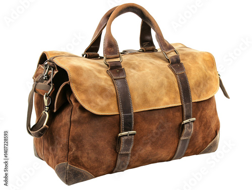 a brown and tan bag