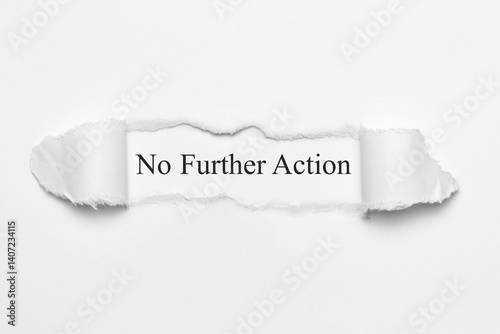 Obraz na plátne No Further Action