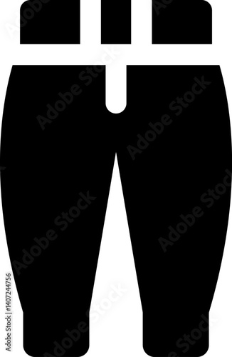 trousers Illustration on a white background     