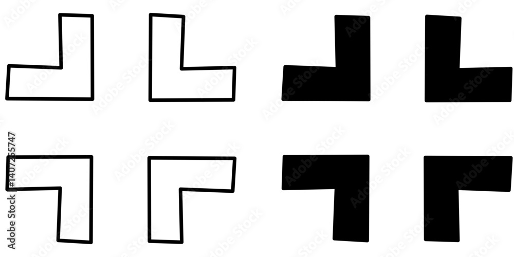 Obraz premium Full Screen Icon Outline Glyph Style - Maximize, Display, Interface