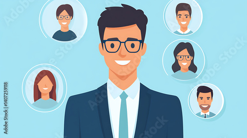 Sales meeting discussing ideal client personas for prospecting (3)