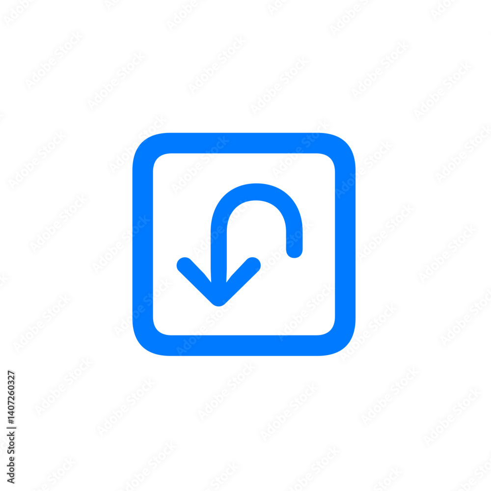 Down Return Square Down Return Square