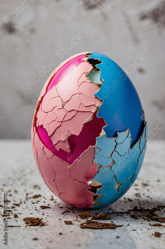 broken easter egg