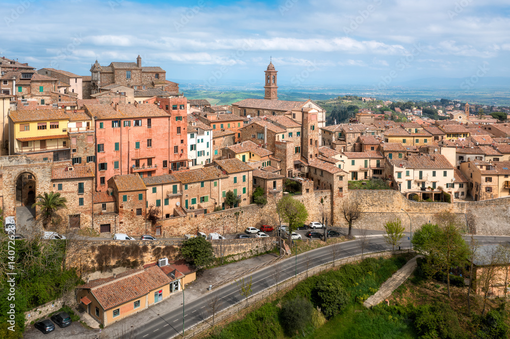 Fototapeta premium Medieval Montepulciano hill town in Tuscany, Italy