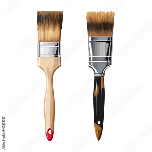 paint brush isolated on white background
