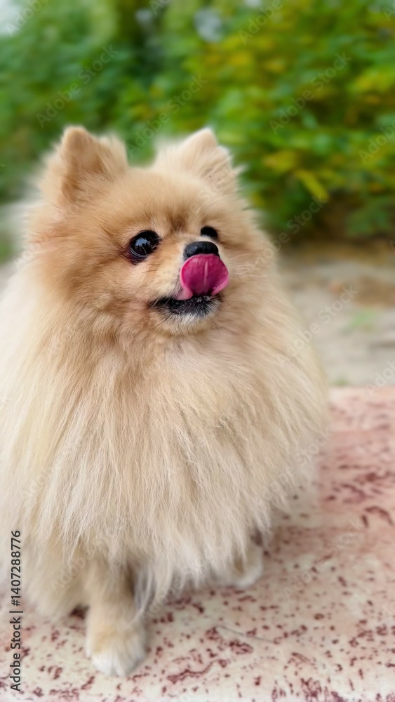 Pomeranian Spitz is a breed of dog
Pomeranian Spitz is a breed of dog