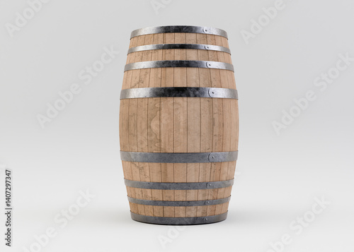 Wooden Distellery Barrels photo