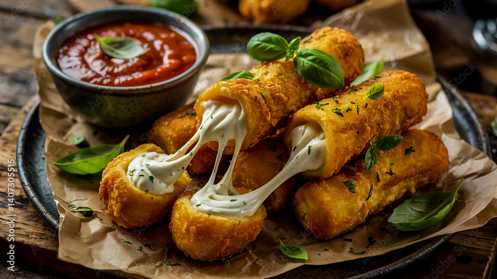 Fototapeta premium grilled chicken and sauce