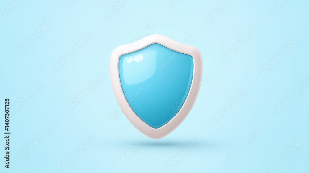 A modern blue shield icon symbolizing protection and security. Ideal for illustrating concepts related to cybersecurity, safety, and trust in digital environments. A modern blue shield icon symbolizing protection and security. Ideal for illustrating concepts related to cybersecurity, safety, and trust in digital environments.