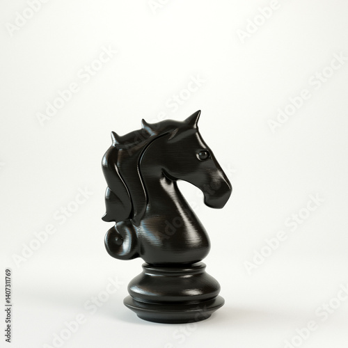 Obraz na płótnie Knight Chess Piece w salonie