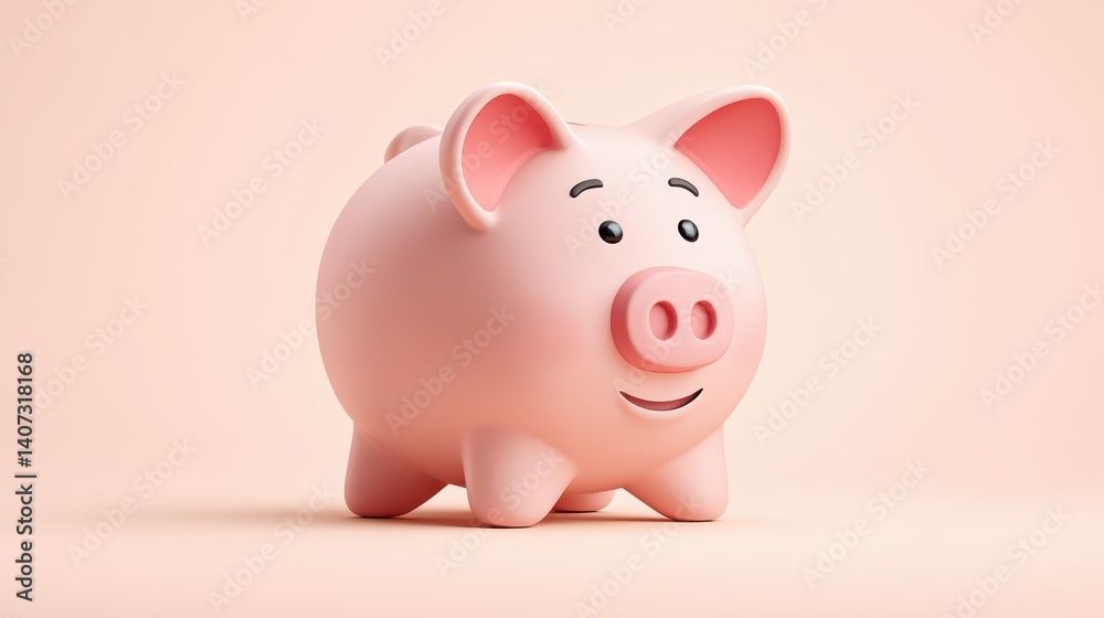 A vibrant and friendly piggy bank designed to encourage saving. This cute, cartoonish pig is perfect for illustrating the concepts of finance, savings, and financial education. A vibrant and friendly piggy bank designed to encourage saving. This cute, cartoonish pig is perfect for illustrating the concepts of finance, savings, and financial education.