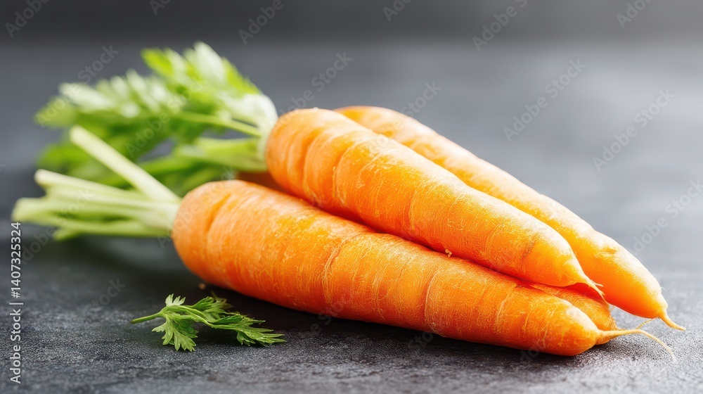 Fresh and vibrant carrots arranged on a textured surface. These organic vegetables are ideal for healthy recipes and add a pop of color to any dish or salad presentation. Fresh and vibrant carrots arranged on a textured surface. These organic vegetables are ideal for healthy recipes and add a pop of color to any dish or salad presentation.
