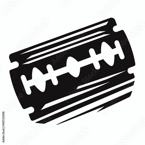 Razor Edge Silhouettes in black on a white background
