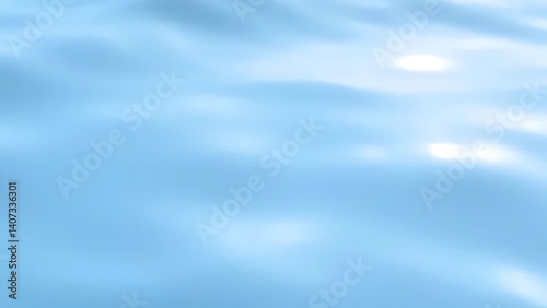 Abstract Light Blue Water Surface Texture
