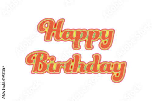 Happy Birthday（誕生日おめでとう）のロゴマーク
