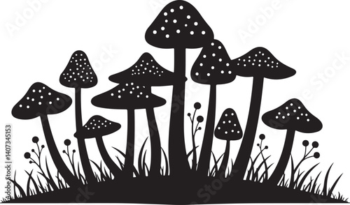 Enchanted Fungi Forests – Magical Mushroom Vector Bundle for Cricut & Laser Cut Projects


