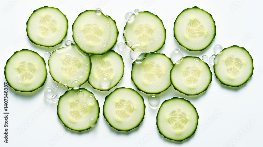 arrangement cucumber white background arrangement cucumber white background