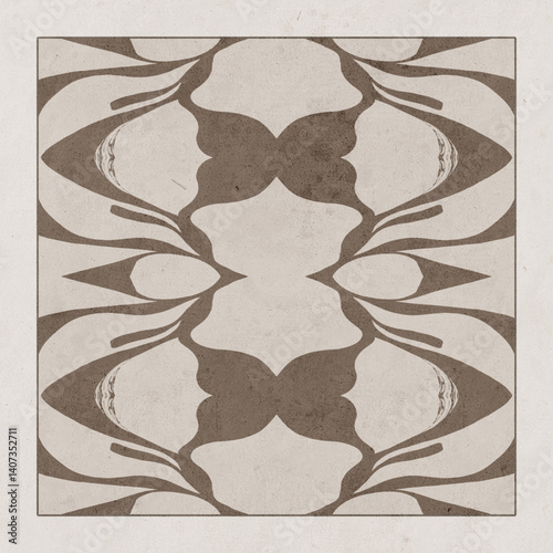 Abstract background in vintage style. Stylized old with grain. For use in graphics, for printing on wall decorations.