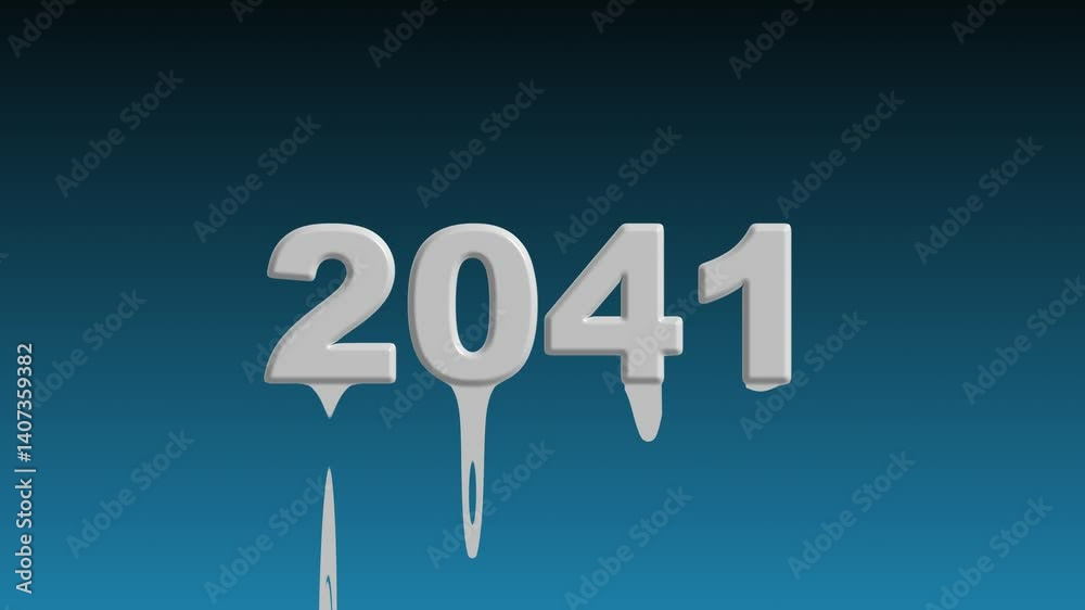 2041 text background animation liquid system. Glowing 2041 number text happy new year background. 2041 text background animation liquid system. Glowing 2041 number text happy new year background.