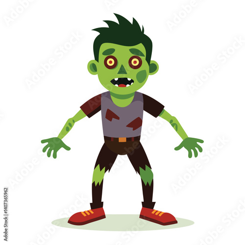 Halloween vampires isolated clipart on white background