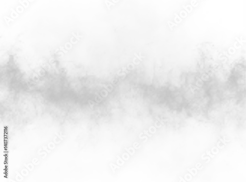 Isolated Smoke and Cloud Effect — Abstract White and Blue Vapour with Fire, Fog, and Atmospheric Texture for Nature or Weather-Themed Designs