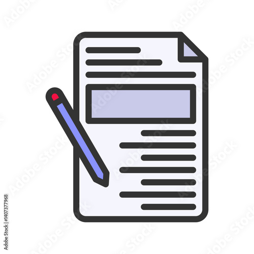 Copywriter icon vector image. Suitable for mobile apps, web apps and print media.