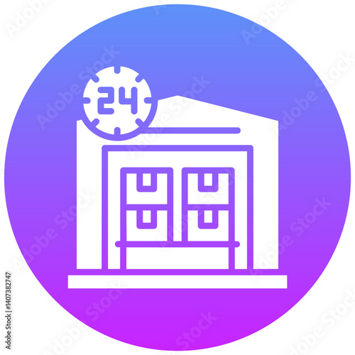 24 Hours Open Icon