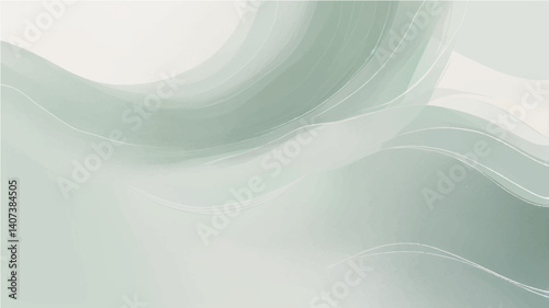Light pastel soft pale dusty green sage grey white abstract pattern background.
