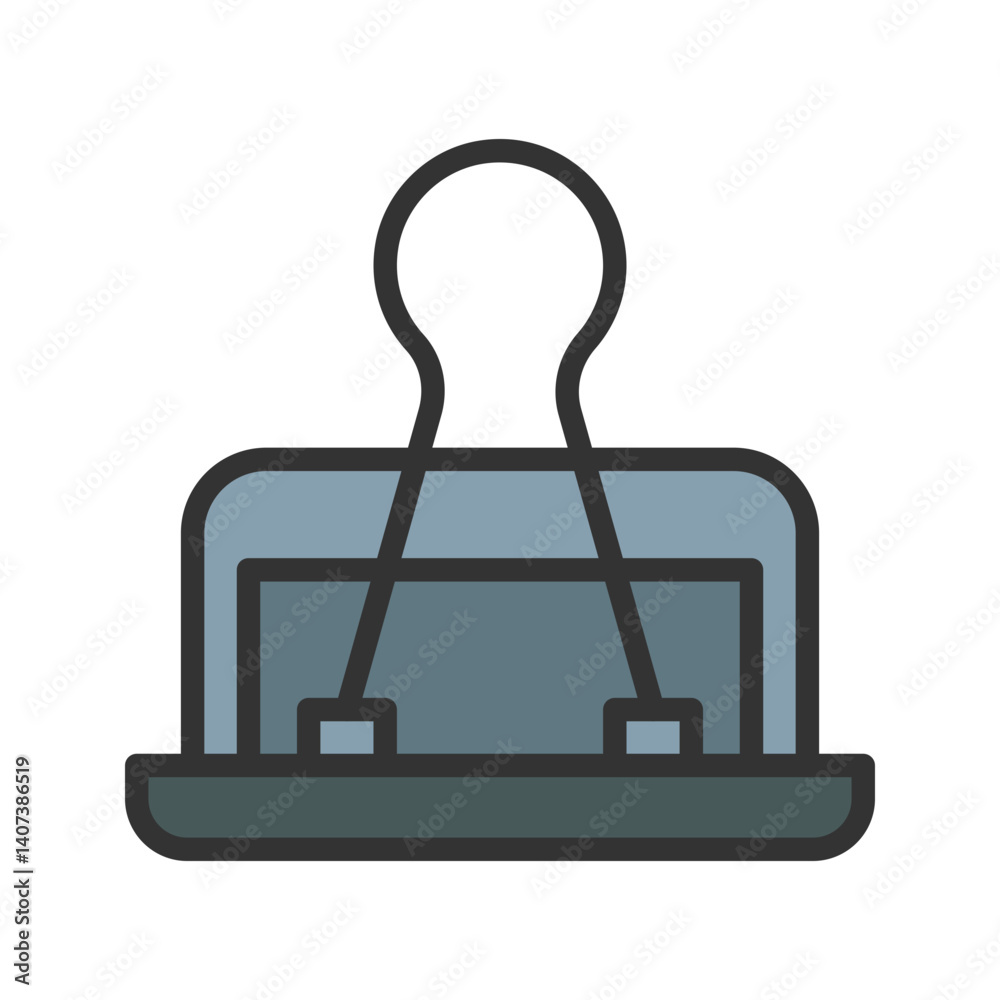 Paperclip icon vector image. Suitable for mobile apps, web apps and print media. Paperclip icon vector image. Suitable for mobile apps, web apps and print media.
