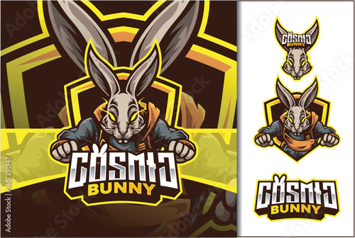 Cosmic bunny esport logo