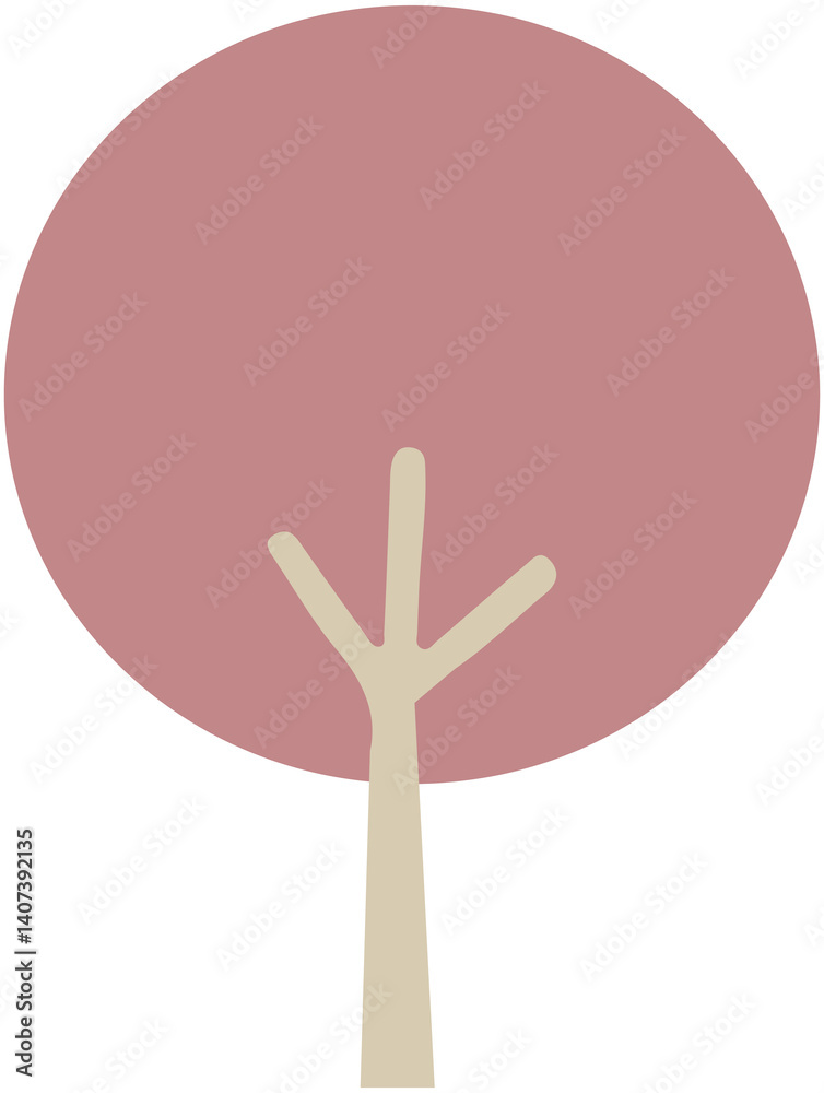 Obraz premium Simple Tree icon 