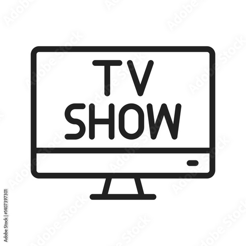 Tv Program icon vector image. Suitable for mobile apps, web apps and print media.