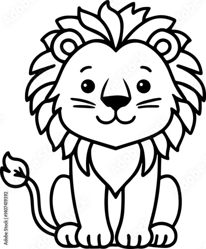 lion cartoon character