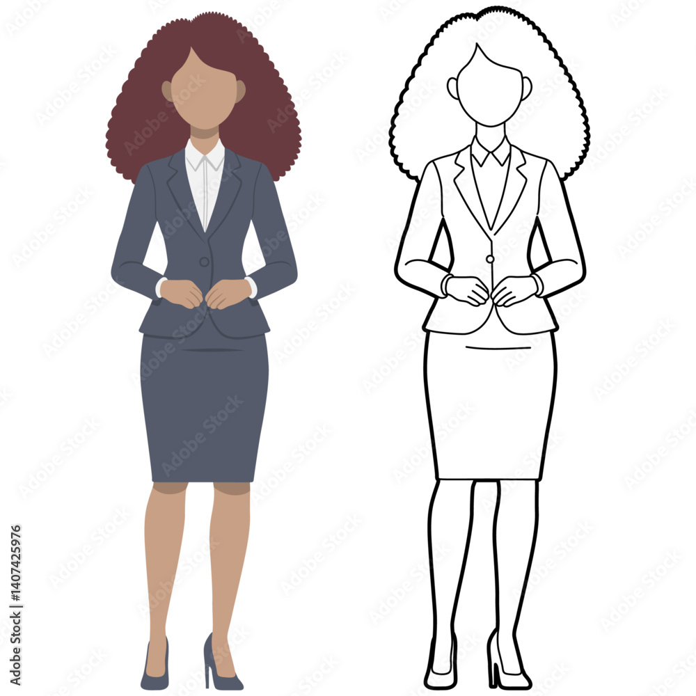 Businesswoman Giving Presentation.