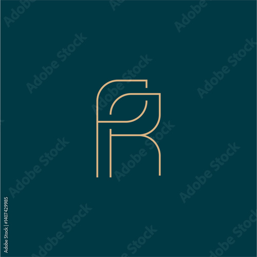 FR. Monogram logo concept 