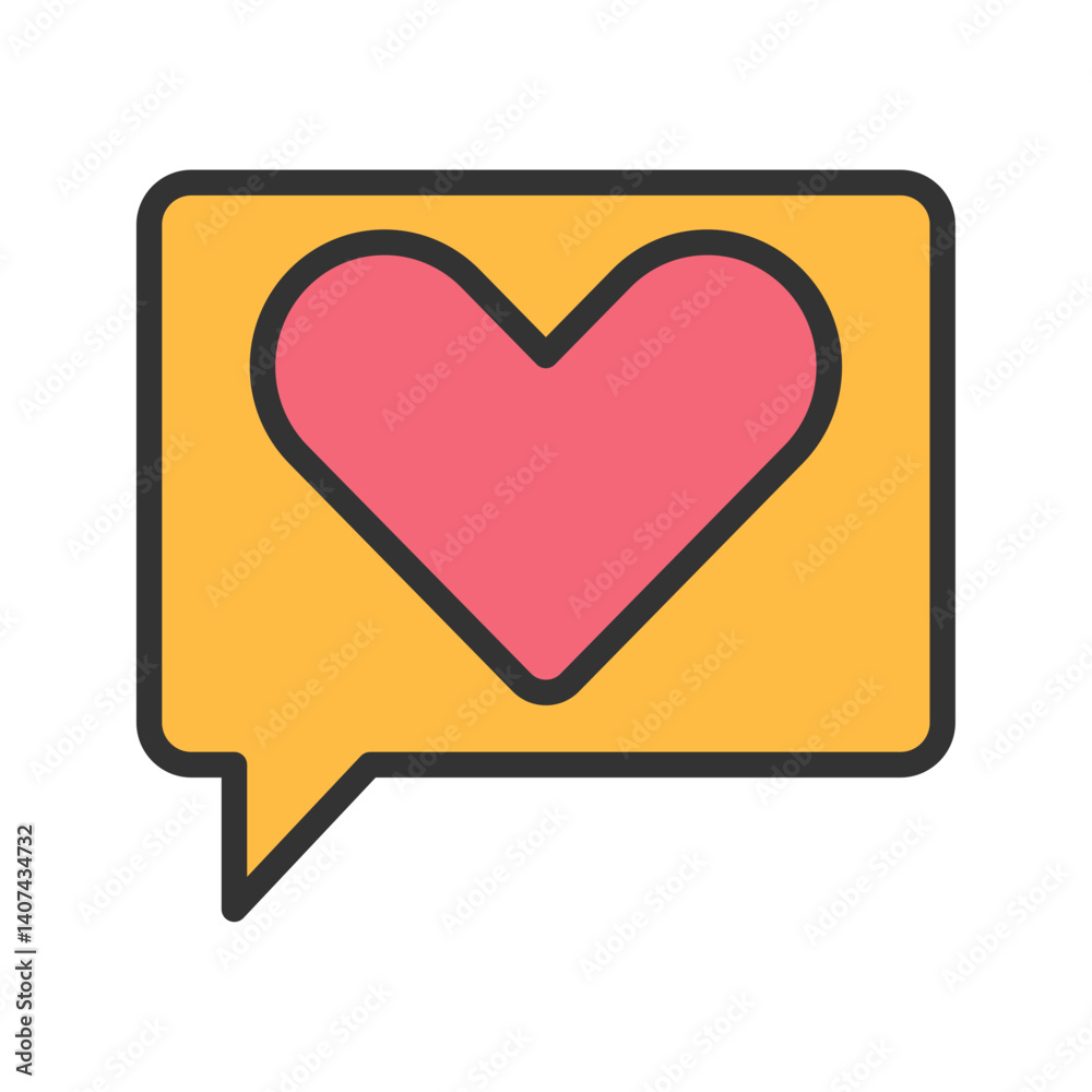 Love icon vector image. Suitable for mobile apps, web apps and print media. Love icon vector image. Suitable for mobile apps, web apps and print media.